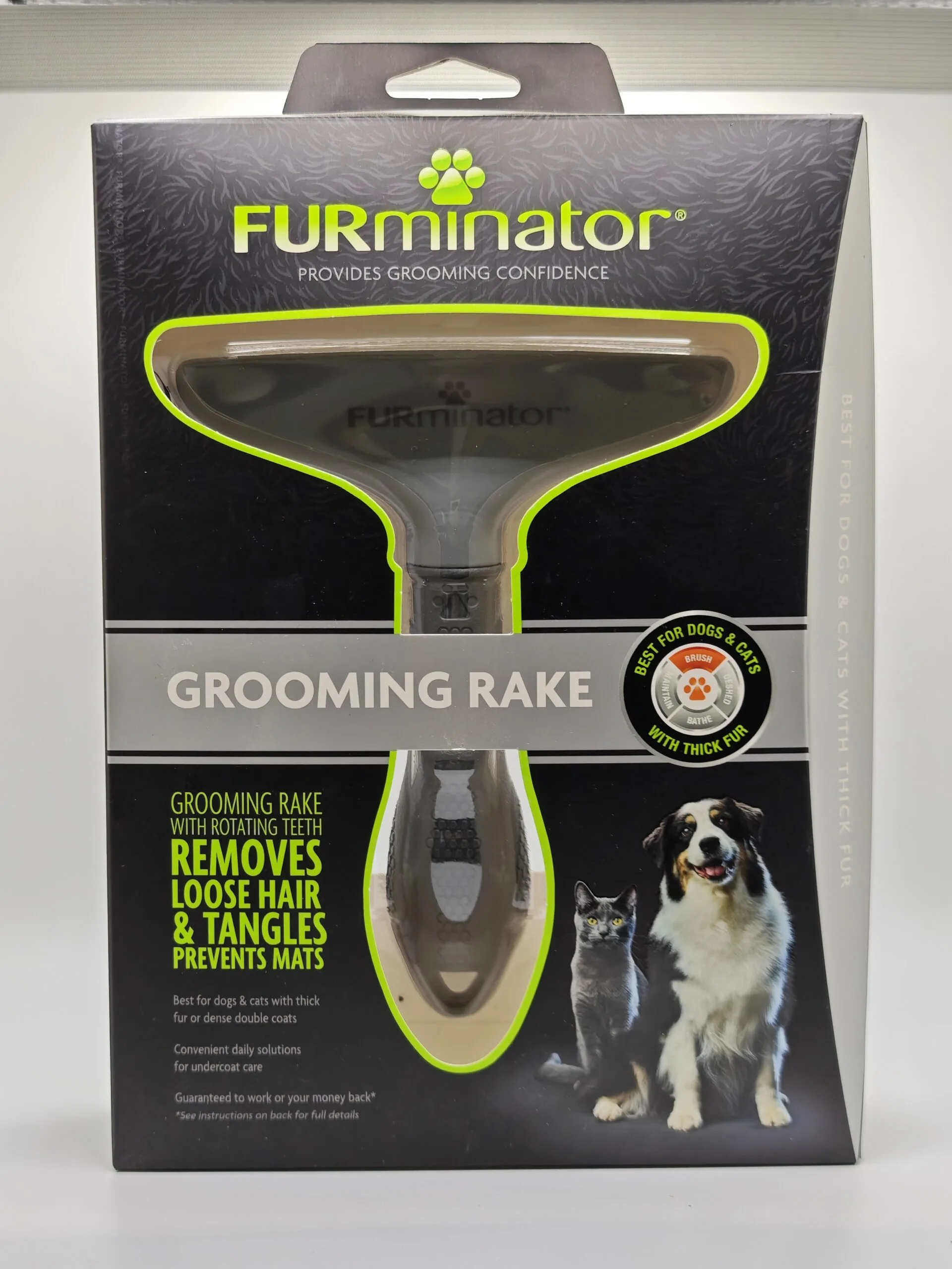 FURminator Grooming Rake for Dogs & Cats