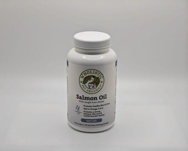 Wholistic Pet Organics Wild Caught Salmon Oil Soft Gels