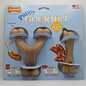 Nylabone Puppy Gourmet Bacon Chew Toy