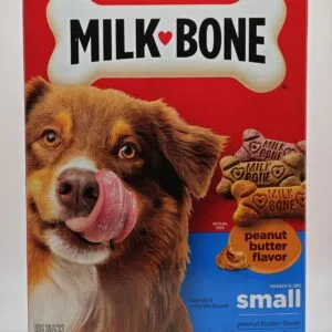 Milk-Bone Peanut Butter Flavor Dog Biscuits for Small Dogs – 24 oz Box