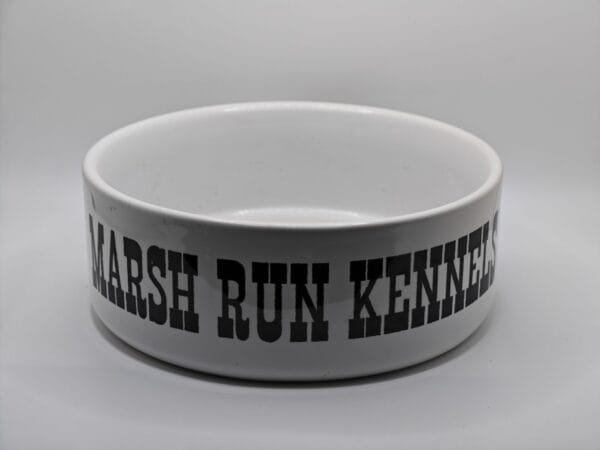 Marsh Run Kennels Dog Bowl Dish