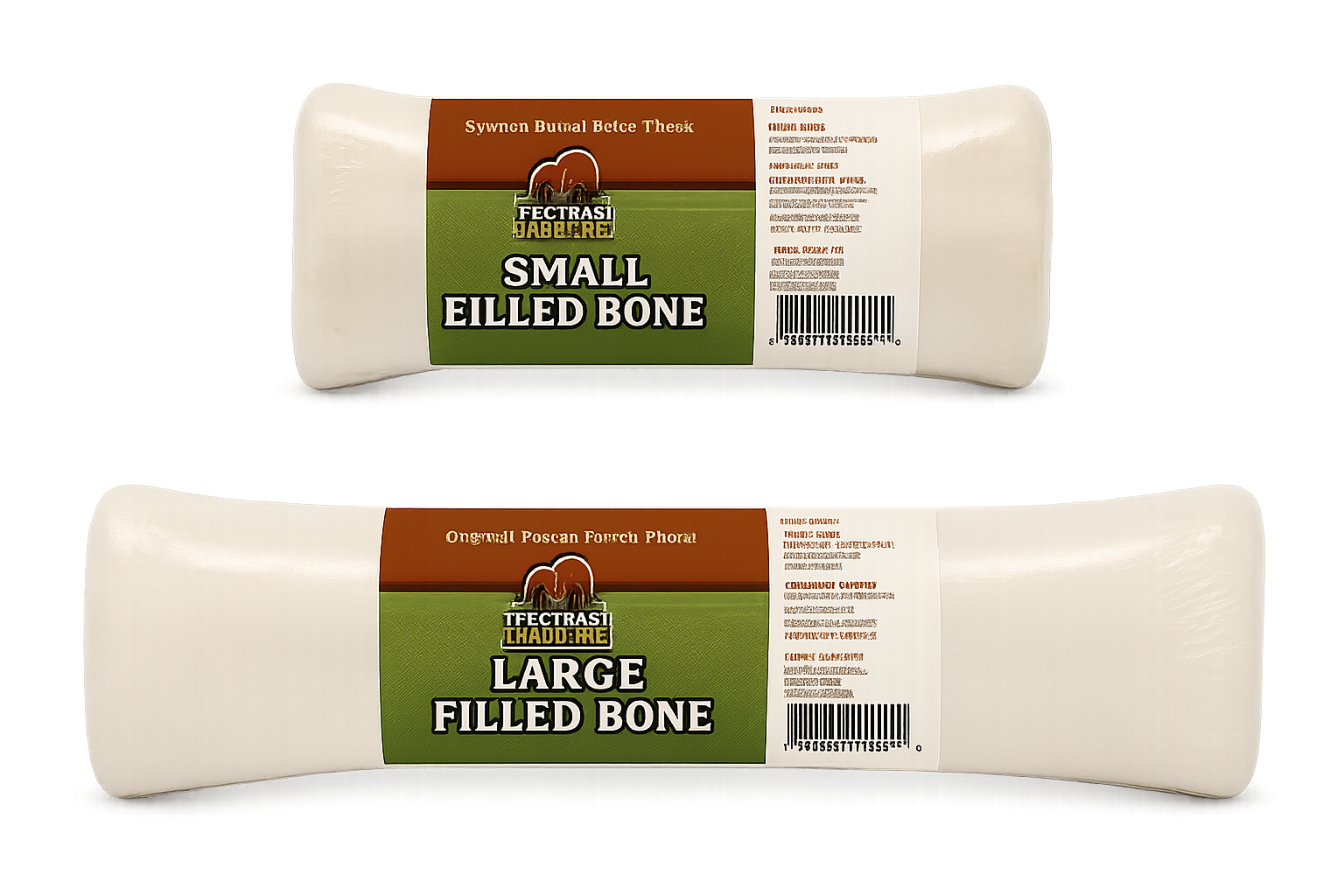 Redbarn Peanut Butter Filled Bone for Dogs (3" & 6")